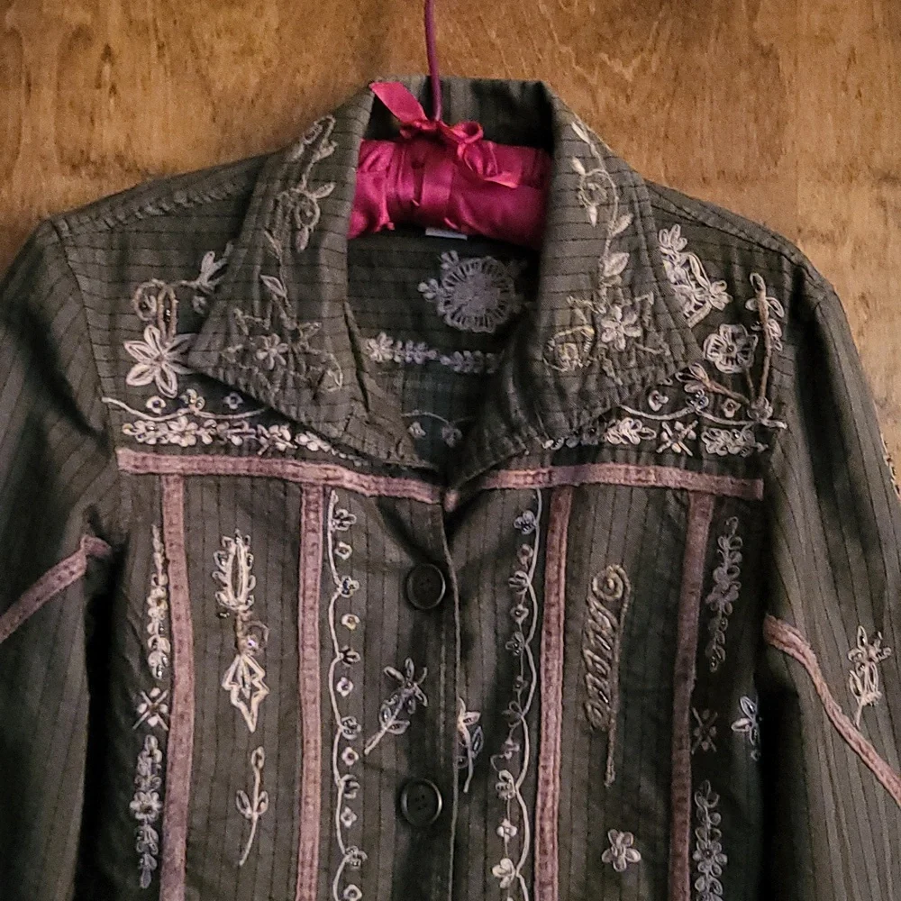 Conversation piece artsy jacket M - Picture 10 of 13